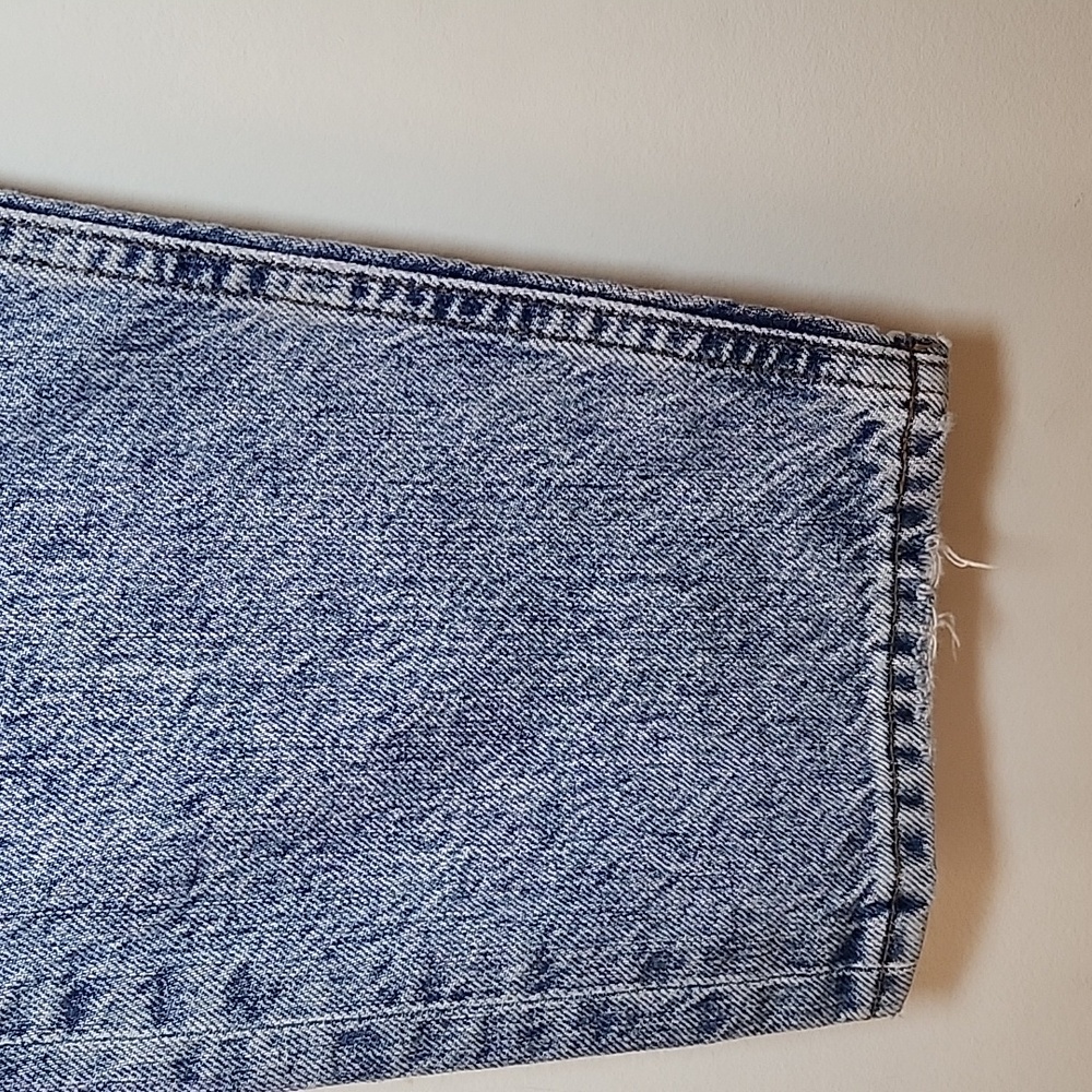 AGOLDE 100% Organic Cotton Jamie High Rise Jeans Distressed Button Fly Sz 29 - Picture 7 of 16